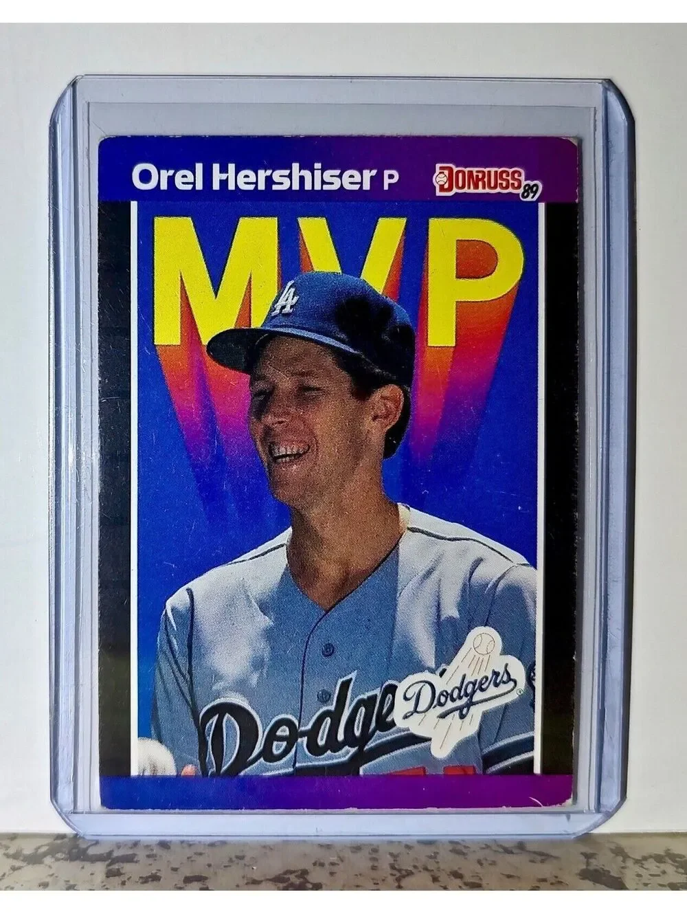 Orel Hershiser 1989 Donruss MLB #BC-4 MVP Baseball Card Los Angeles Dodgers